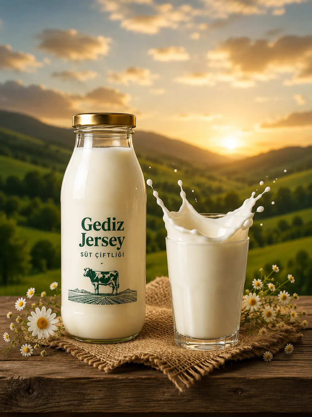 Gediz Jersey Süt Şişesi